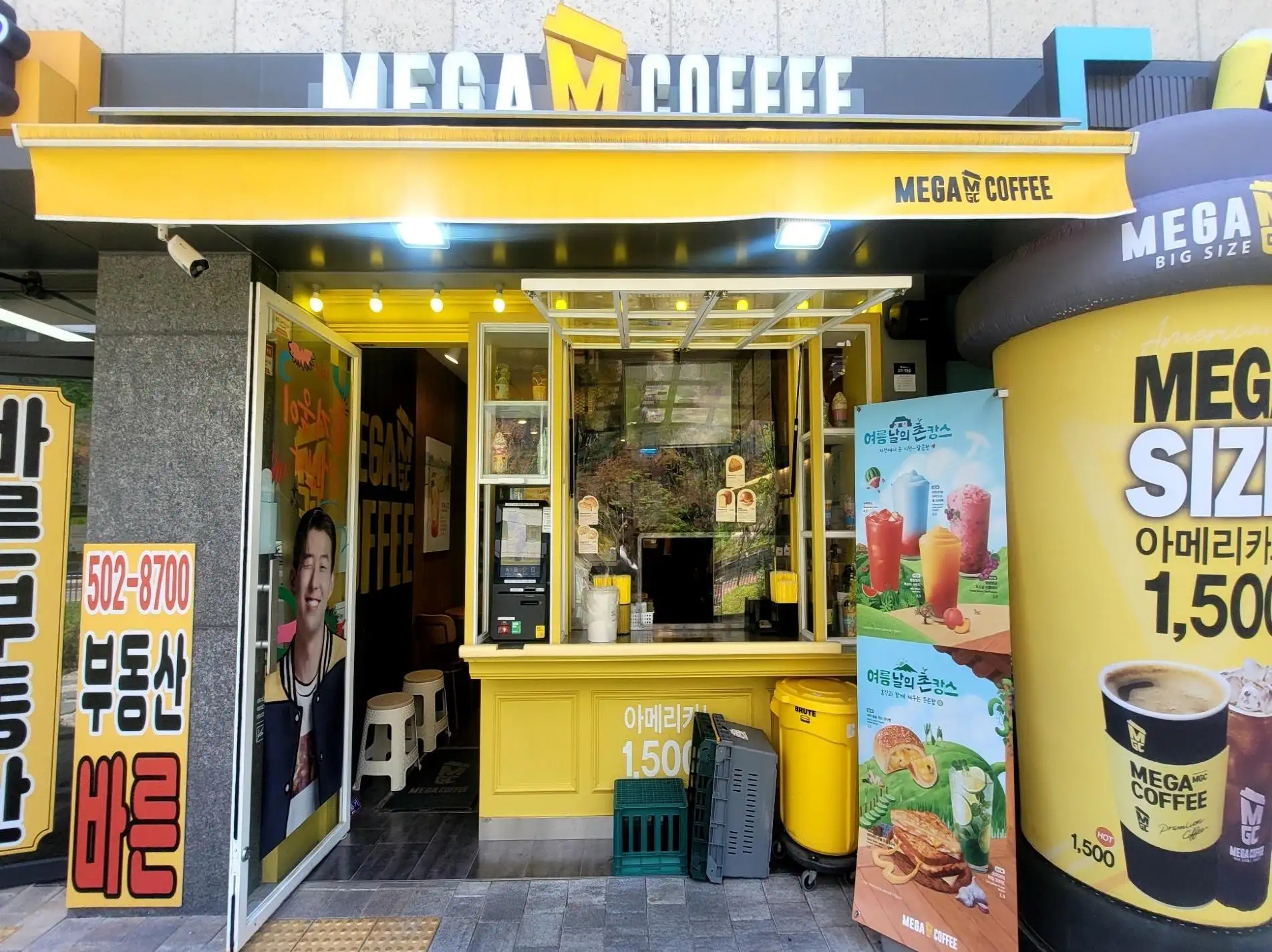 取り付け事例 _ 韓国国内 _ メガコーヒー (京畿仁徳院)